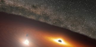 Spitzer telescope reveals the precise timing of a black hole dance (Study) Spitzer telescope reveals the precise timing of a black hole dance (Study)