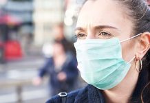 Research found that wearing a face mask stopped person-to-person spread of the virus Research found that wearing a face mask stopped person-to-person spread of the virus