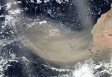 Saharan dust plume over the Atlantic seen from space Saharan dust plume over the Atlantic seen from space