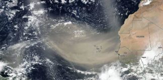 Saharan dust plume over the Atlantic seen from space Saharan dust plume over the Atlantic seen from space