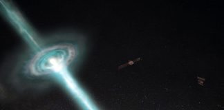 Cosmic cataclysm allows precise test of general relativity (Study) Cosmic cataclysm allows precise test of general relativity