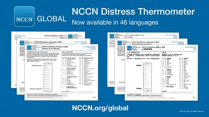 Translated tool from NCCN measures mental health 'temperature' of people with cancer