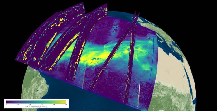 Satellites track unusual “Godzilla” Saharan dust plume