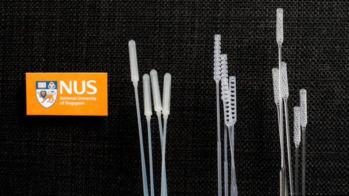 NUS researchers develop novel COVID-19 swabs to address global and local shortage