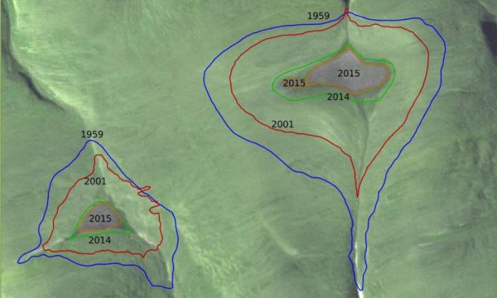 Climate change warming: Two Canadian ice caps have completely disappeared