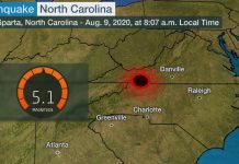 Earthquake in North Carolina today, most powerful in the state since 1916 Earthquake in North Carolina today, most powerful in the state since 1916