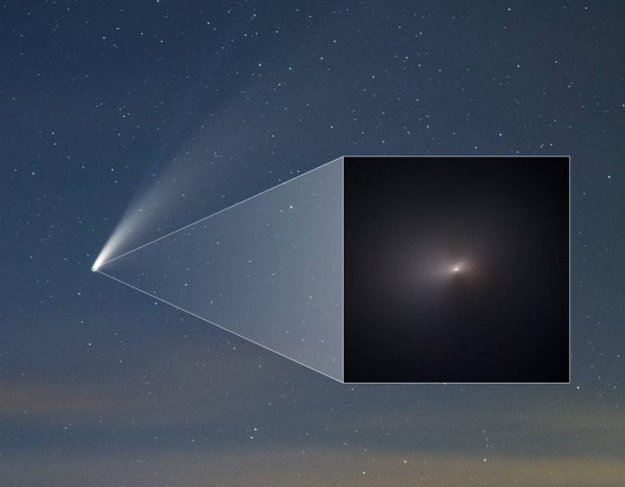 NASA: Hubble Snaps Close-Up of Celebrity Comet NEOWISE