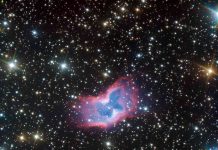 Space butterfly captured by ESO telescope (Photo) Space butterfly captured by ESO telescope (Photo)