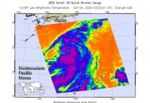 Infrared NASA imagery finds Chan-hom organizing, consolidating (TDnews)