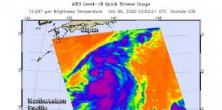 Infrared NASA imagery finds Chan-hom organizing, consolidating (TDnews)
