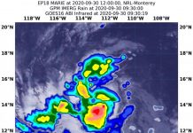 NASA confirms, heavy rainfall, strengthening of tropical storm Marie