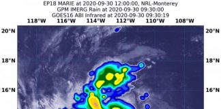 NASA confirms, heavy rainfall, strengthening of tropical storm Marie