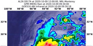 Study: NASA finds hurricane delta packing heavy rainfall (TDnews)