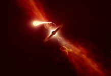 Space: ESO telescopes record last moments of star devoured by a black hole
