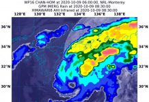 Space: NASA shows heaviest rainfall displaced in Typhoon Chan-hom