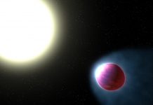 Space: Vaporized metal in the air of an exoplanet
