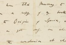 Archaeology: Darwin’s handwritten pages from On the Origin of Species go online for the first time
