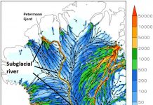 Climate Change: Possible 1,000-kilometer-long river running deep below Greenland’s ice sheet