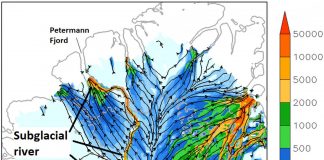 Climate Change: Possible 1,000-kilometer-long river running deep below Greenland’s ice sheet