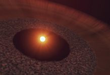 Space: Fast-moving gas flowing away from young star caused by icy comet vaporisation