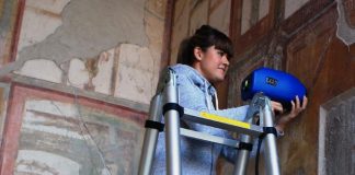 Archaeology: Pyroclasts protect the paintings of Pompeii buried but damage them when they are unearthed