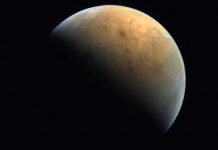 Picture: The UAE Space Agency Releases Hope Probe Photo of Mars Picture: The UAE Space Agency Releases Hope Probe Photo of Mars