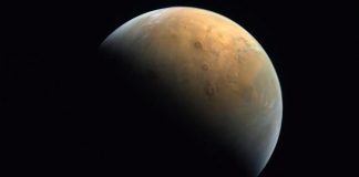 Picture: The UAE Space Agency Releases Hope Probe Photo of Mars Picture: The UAE Space Agency Releases Hope Probe Photo of Mars