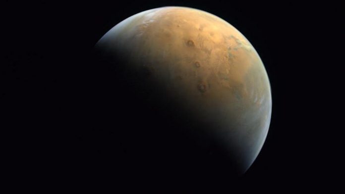 Picture: The UAE Space Agency Releases Hope Probe Photo of Mars