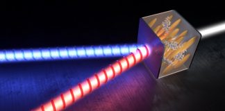 Scientists co-created a microlaser emitting two circular beams Scientists co-created a microlaser emitting two circular beams