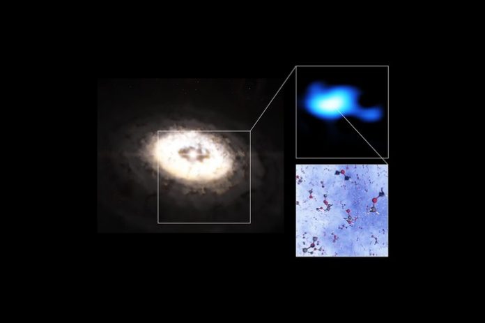 Scientists discover largest molecule yet in a planet-forming disc