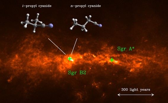 Branched-chain carbon molecules found in space for the first time