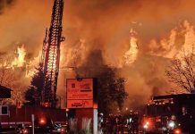 Major Fire Devastates Commercial Building in Blainville Major Fire Devastates Commercial Building in Blainville