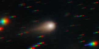 Interstellar Visitor: Comet 3I/ATLAS Unveils Its Wandering Tail Telescope reveals a growing tail on the comet