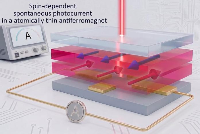 Tokyo Researchers Discover Light-Driven Current in Atomically Thin Magnetic Material